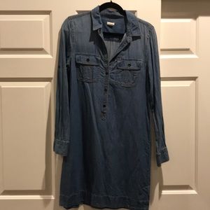 JCrew denim shirt dress 4
